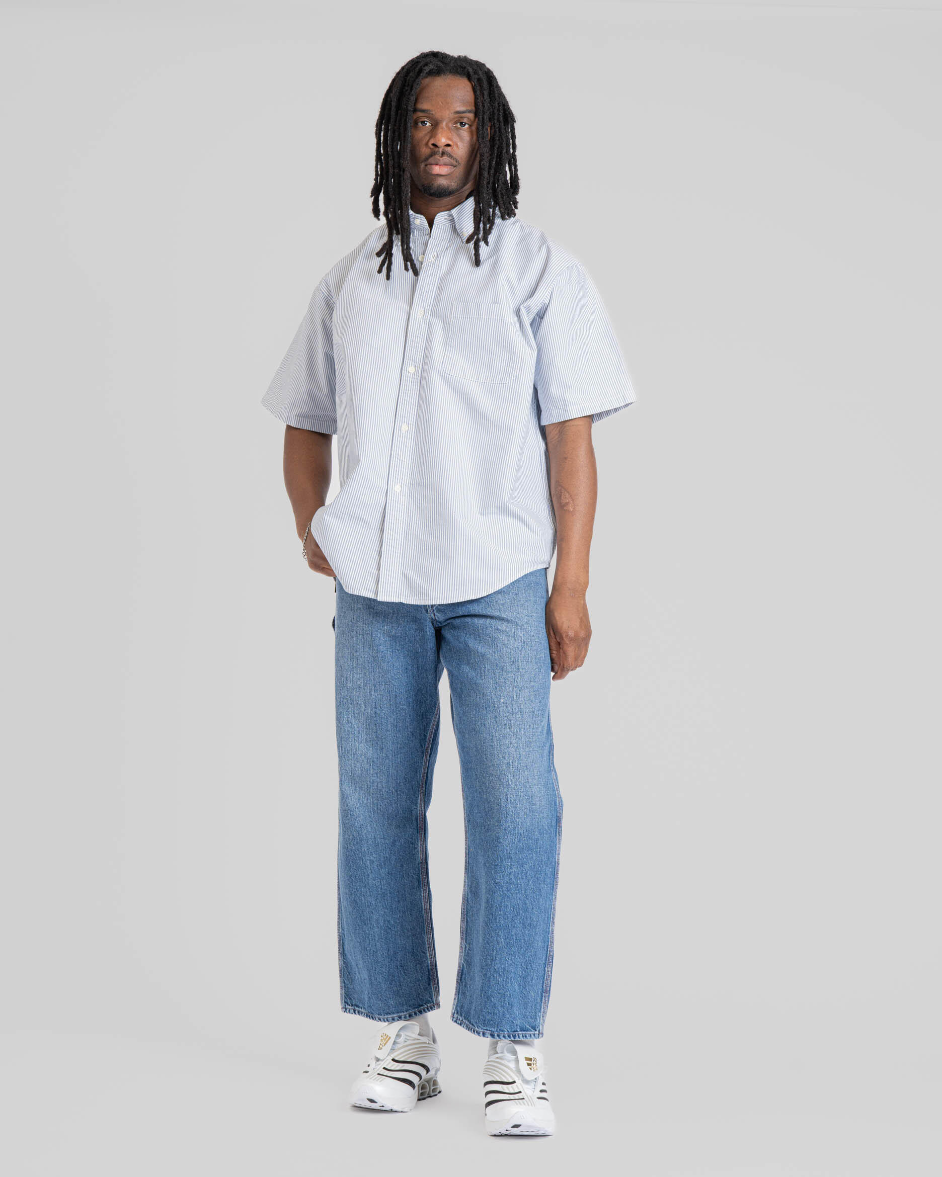 Beams EASY BD HALF SLEEVE SHIRT | 11010575301-90 | AFEW STORE
